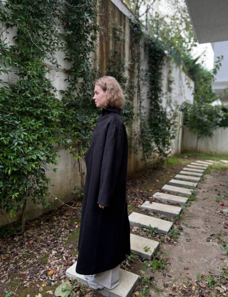 0026 Alpaka atkılı kaban Siyah