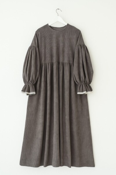 0028 Kolu Dantelli Elbise - 3