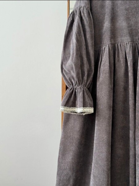 0028 Kolu Dantelli Elbise - 5