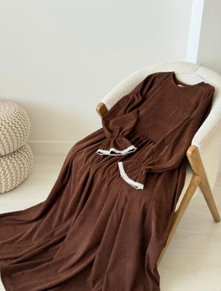 0028 Kolu Dantelli Elbise