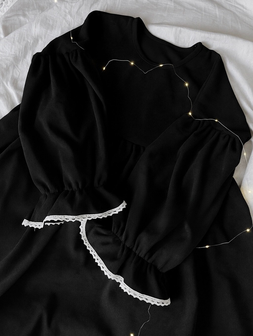 0028 Kolu Dantelli Elbise - 2