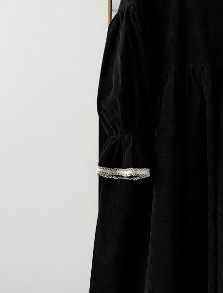 0028 Kolu Dantelli Elbise - 3