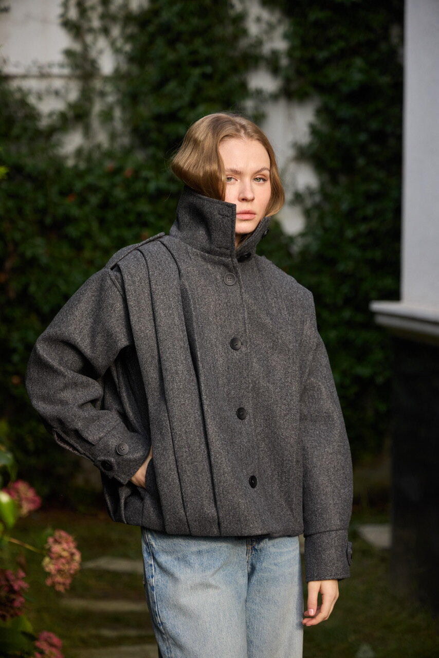 0030  Pileli Kaşe Kap Antrasit - 3