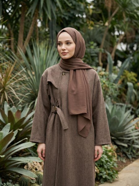 0031 ELBİSE KAP  - KAHVE - 2