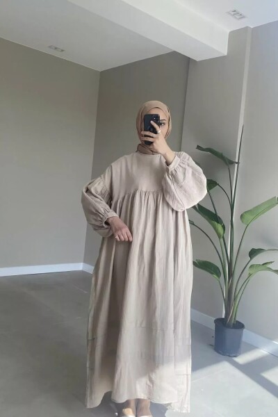 Müslin Salaş Elbise Taş