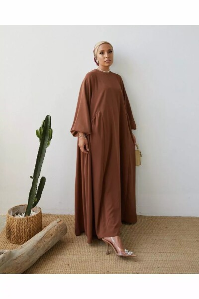 Parla Elbise Kahverengi