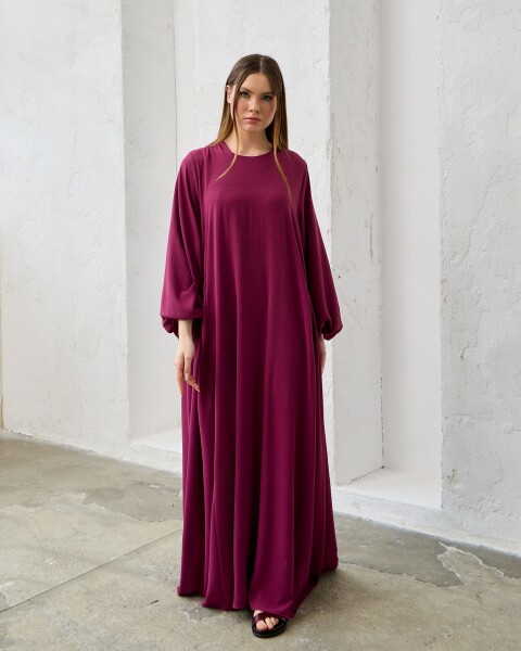 Parla Elbise Koyu Fuşya - 2