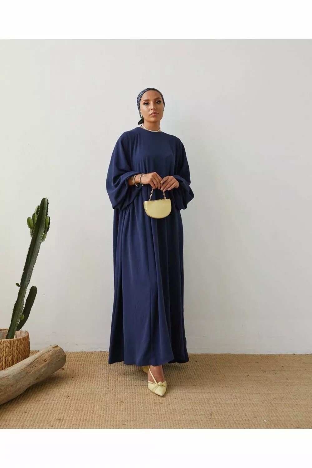 Parla Elbise Lacivert - 3